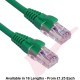 Excel Cat5e Patch Cables RJ45 UTP LSZH Snagless Booted Green