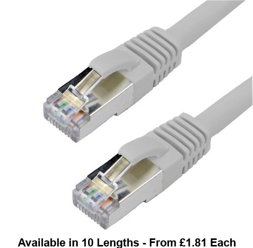 Cat6A SSTP Snagless Shielded RJ45 Network Ethernet 10 Gigabit