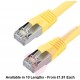 Cat6a Patch Cables RJ45 S/FTP (10G) Premium LSZH Snagless Booted Yellow