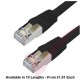 Cat6a Patch Cables RJ45 S/FTP (10G) Premium LSZH Snagless Booted Black