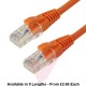 Excel Cat6 Patch Cables RJ45 UTP LSZH Snagless Booted Orange