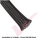 100 Metre Black - Halogen Free Braid Sleeving