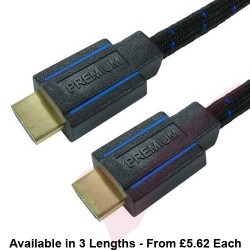 Black - Premium High Speed HDMI Cable with Ethernet