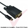 USB Type C Male to VGA Male Cable
