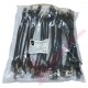 20cm Cat6a S/FTP LSZH Snagless Boot Patch Cables 24 Pack Black
