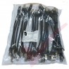 20cm Cat6a S/FTP LSZH Snagless Boot Patch Cables 24 Pack Black