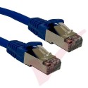 20cm Cat6a S/FTP LSZH Snagless Boot Patch Cables 24 Pack Blue