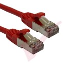 20cm Cat6a S/FTP LSZH Snagless Boot Patch Cables 24 Pack Red
