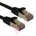 20cm Cat6a S/FTP LSZH Snagless Boot Patch Cables 24 Pack Black