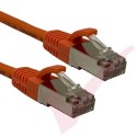 20cm Cat6a S/FTP LSZH Snagless Boot Patch Cables 24 Pack Orange