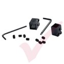 RJ45 Lockdown Patch Cable Locks (pair) in Black