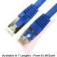 Cat8 Patch Cables RJ45 SFTP 40GB PVC Snagless Booted White