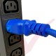 C15 to C14 'P-Lock' Power Cable Blue