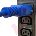 C13 to C14 'P-Lock' Power Cable Blue