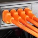 C14 to C15 HOT Condition Power Extension Cables Orange