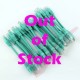 24 Pack of 20cm (8-inch) in Green - Cat6 High Grade 250MHz 24AWG LSZH Patch Cables for 2U Patching