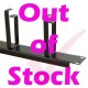 1U 4 Ring Cable Management Bar 100mm Rings