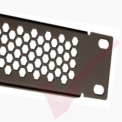 1U Vented Blanking Panel 19" Metal