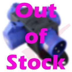 32Amp Power Junction Box -  IEC309 Commando Male Plug to 3x Commando Female Sockets Power Distribution Unit