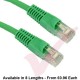 Cat5e Patch Cables Premium RJ45 UTP LSZH Bubble Booted Green