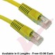Cat5e Patch Cables Premium RJ45 UTP LSZH Bubble Booted Yellow