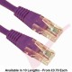 Cat5e Patch Cables Enhanced RJ45 UTP PVC Flush Booted Purple