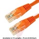 Cat6 Patch Cables RJ45 UTP High Grade PVC Flush Booted Orange