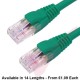 Cat6 Patch Cables RJ45 UTP Premium LSZH Snagless Booted Green