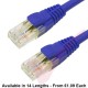 Cat6 Patch Cables RJ45 UTP Premium LSZH Snagless Booted  Blue