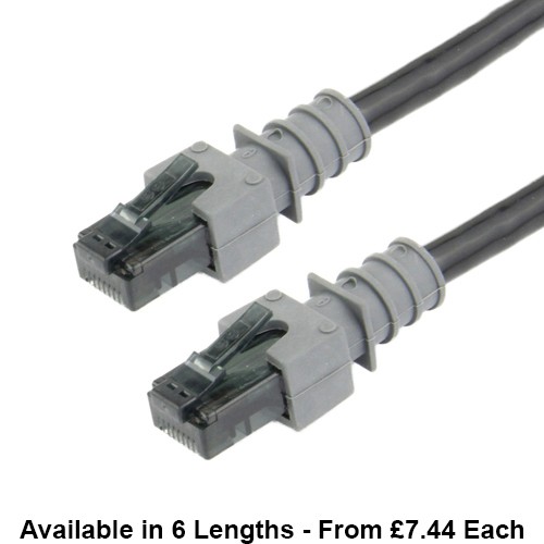 Câble Ethernet Cat6A UTP 2,1 M – Noir – Marque Patchsee – Réf AVB29216