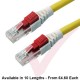 Cat6 Patch Cables RJ45 UTP Lockable LSZH Yellow