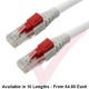 Cat6 Patch Cables RJ45 UTP Lockable LSZH White