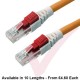 Cat6 Patch Cables RJ45 UTP Lockable LSZH Orange