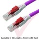 Cat6 Patch Cables RJ45 UTP Lockable LSZH Purple