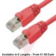 Cat6 Patch Cables RJ45 FTP Premium LSZH Bubble Booted Red