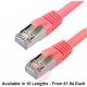 Cat6a Patch Cables RJ45 S/FTP (10G) Premium LSZH Snagless Booted Red