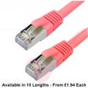 Cat6a Patch Cables RJ45 S/FTP (10G) Premium LSZH Snagless Booted Red