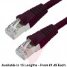 Cat6a Patch Cables RJ45 S/FTP (10G) Premium LSZH Bubble Booted Black