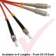 SC to ST Fibre Patch Cables OM2 Multimode Duplex Orange