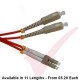LC to SC Fibre Patch Cables OM3 Multimode Duplex Orange