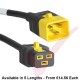 C19 to C20 'V-Lock' Power Cable Black