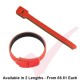 Red Hook & Loop Velcro Cable Ties 20 Pack