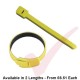 Yellow Hook & Loop Velcro Cable Ties 20 Pack