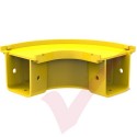 HellermannTyton GigaDuct 50mm 90° Horizontal Elbow With Cover