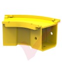 HellermannTyton GigaDuct 50mm 45° Horizontal Elbow With Cover