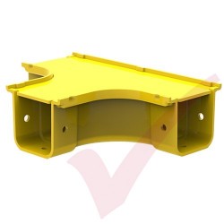 HellermannTyton GigaDuct 50mm Horizontal T-Junction With Cover