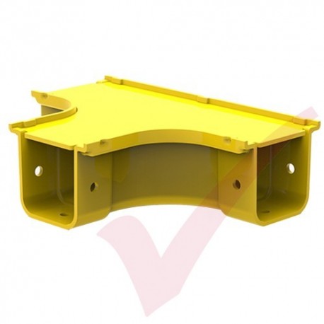 HellermannTyton GigaDuct 50mm Horizontal T-Junction With Cover