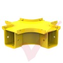 HellermannTyton GigaDuct 50mm Intersection With Cover