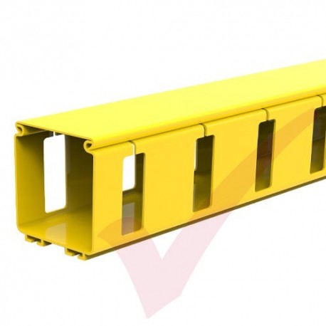 HellermannTyton GigaDuct 100mm x 100mm 1.8m Length Slotted With Cover