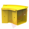 HellermannTyton GigaDuct 100mm 45° Horizontal Elbow With Cover